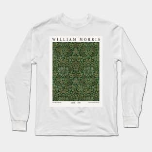 William Morris Textile Exhibition Design Flower Garden Pattern Wall Art Long Sleeve T-Shirt